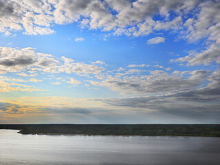 Fototapeta premium Volga river landscape