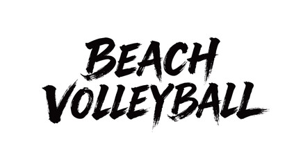 Obraz premium BEACH VOLLEYBALL Handwriting
