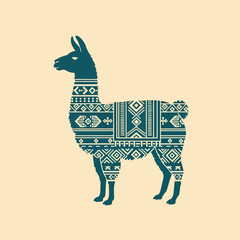 Decorative llama with traditional patterns. © Arto