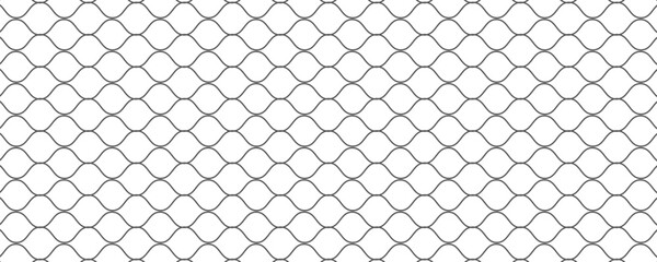 Mesh texture for fishing nets. Seamless pattern for sportswear or soccer goal, volleyball net, basketball hoop, hockey, athletics.vector Eps10. © fahat