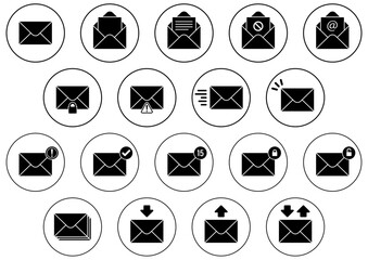 メールのイラスト集 © 四郎丸