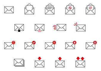 メールのイラスト集 © 四郎丸