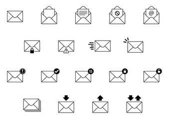 メールのイラスト集 © 四郎丸