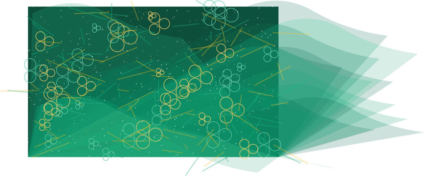 St. Patrick&rsquo;s Day abstract green celebration design with festive Irish theme