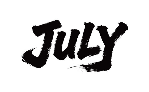 JULY Handwriting