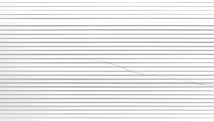 Fototapeta premium A linear gray-toned abstract comprised of evenly spaced horizontal stripes, with a curved element cutting across the middle