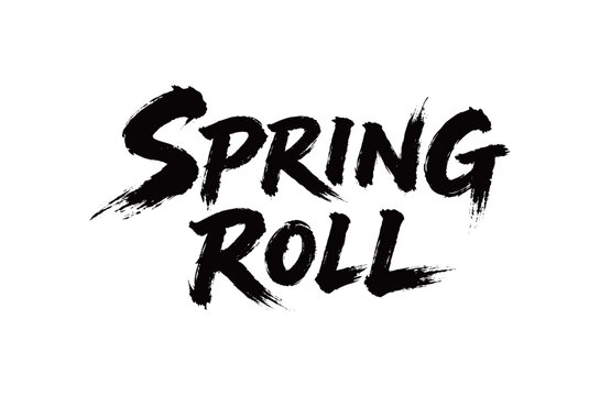 SPRING ROLL Handwriting