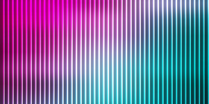 Abstract gradient columns with vibrant color transitions and pixelated light effects