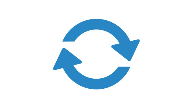 A visual representation of the concept of continuous refresh with a cyclical arrow icon