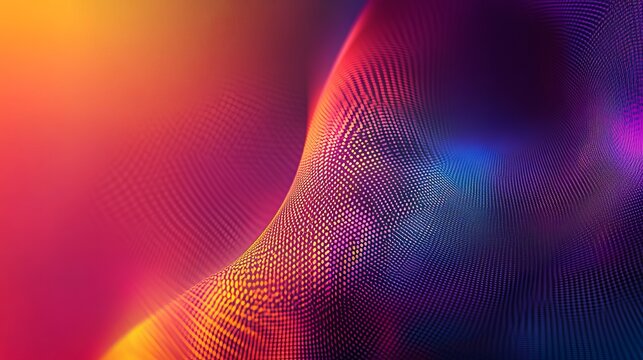 A vibrant abstract background with a colorful gradient and a textured surface