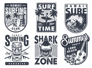 Fototapeta premium Surfing clubs in Hawaii