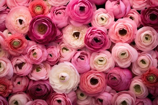 Pink flower rose pattern market.