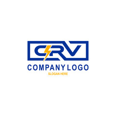 Obraz premium creative logo CRW 