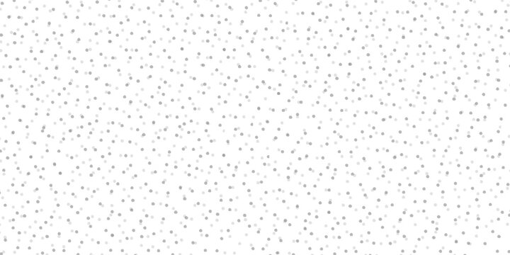 Seamless polka dot pattern. Vector pattern with black circles on white background.