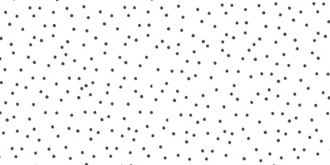 Seamless polka dot pattern. Vector pattern with black circles on white background. © Uddin