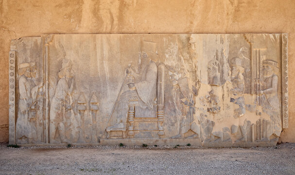 The audience relief in Persepolis, Iran