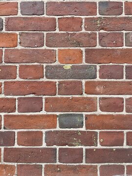 red brick wall