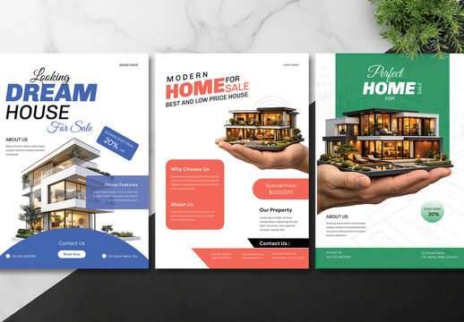 Real Estate Flyer Layout
