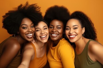 Obraz premium Photo of black women laughing portrait adult.