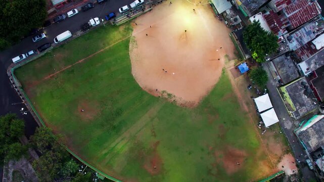 vista aerea estadio de beisbol santo domingo republica dominicana