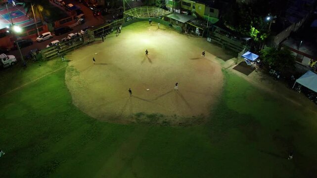 vista aerea estadio de beisbol santo domingo republica dominicana