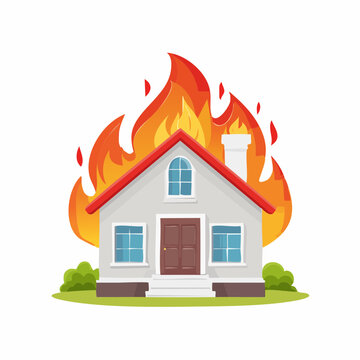 Brenzendes Haus (Gefahrensymbol)