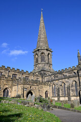 Obraz premium All Saints Parish Church, Bakewell, Derbyshire, UK