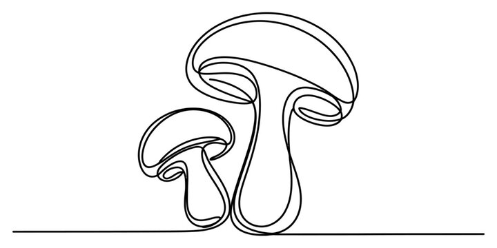Continuous line drawing of a professional baker holding a basket full of fresh bread. Vector, illustration