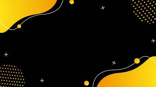 Stylish business framework background with geometric and wave patterns