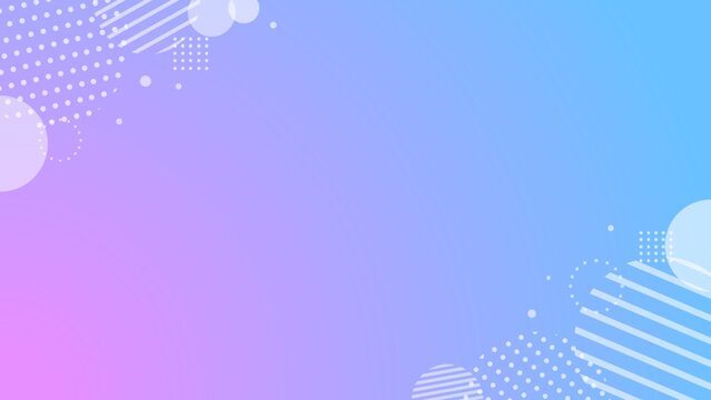 cute background with a geometric frame and a simple pastel gradient