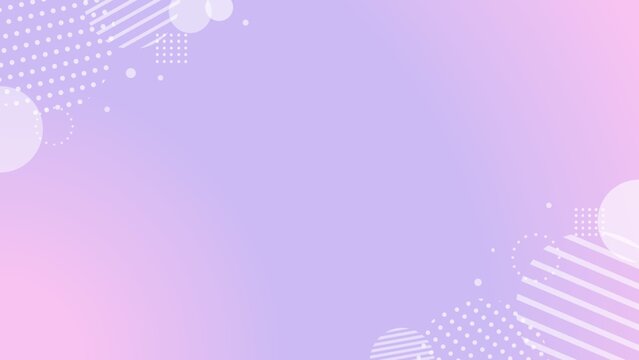 cute background with a geometric frame and a simple pastel gradient