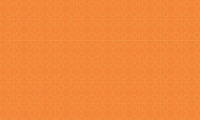 Fototapeta premium orange background with yellow geomatric patten 