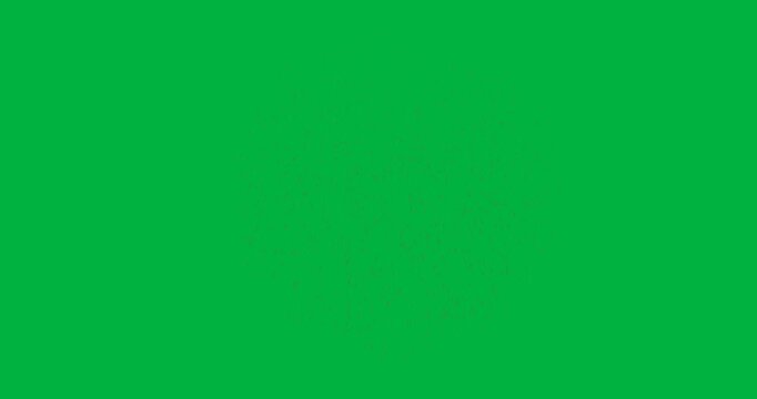 Animation of fireworks exploding on white background