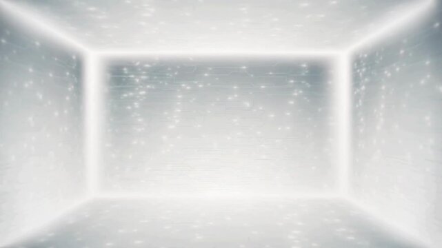 Cinematic hi-tech background with data moving within computer circuitry