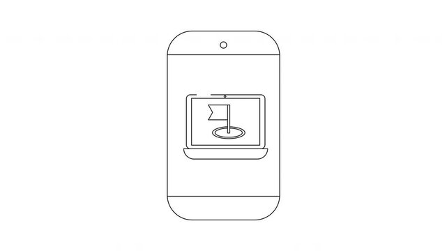 Smartphone App for Golf Course Navigation and Tracking.