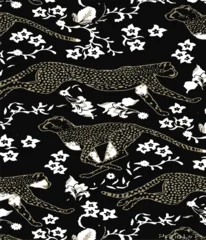 Fototapete Der Raum Muster  Tiger stripes pattern, animal skin, line background. Vector seamles texture  © DESIGN CENTER