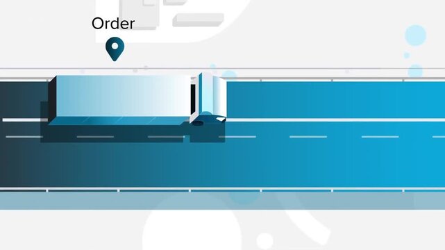 Business Logistics and Billing Workflow Concept