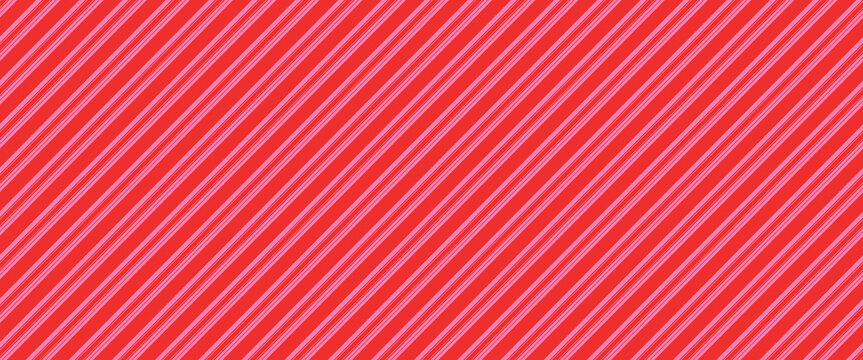 Candy Cane Stripes Seamless Pattern - Diagonal candy cane stripes repeating pattern design