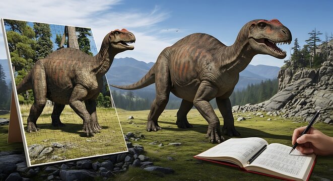 Iguanodon Study Nature.