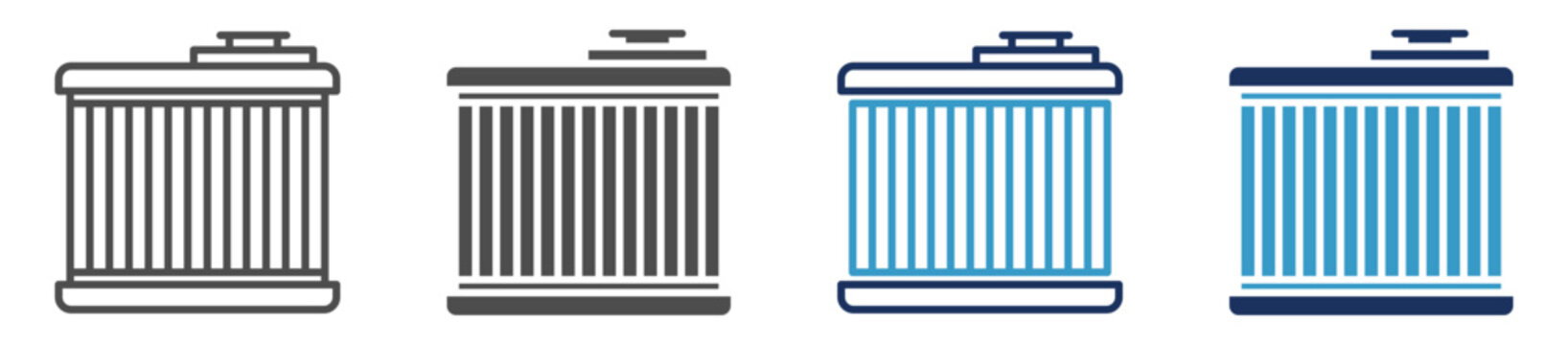 radiator multi purpose icon set