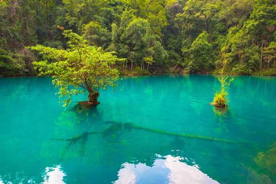 Wolong Pool at Xiaoqikong, Guizhou