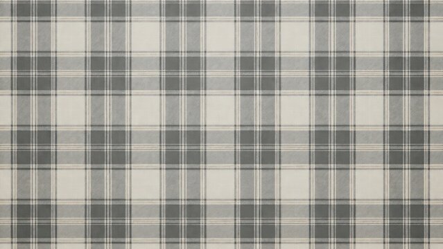 Classic gray plaid pattern.