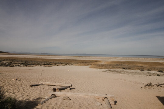  Antelope Island Utah State Park Sunny Spring Hiking Views 
