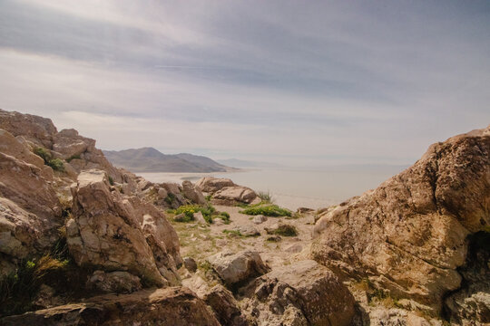  Antelope Island Utah State Park Sunny Spring Hiking Views 