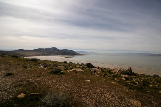  Antelope Island Utah State Park Sunny Spring Hiking Views 