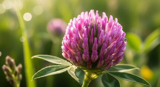 Clover Flower Close Up.