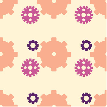 background with machine gear pattern