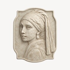 Obraz premium Classical sculpture art portrait relief