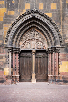 Colmar Gothic Entrance Portal