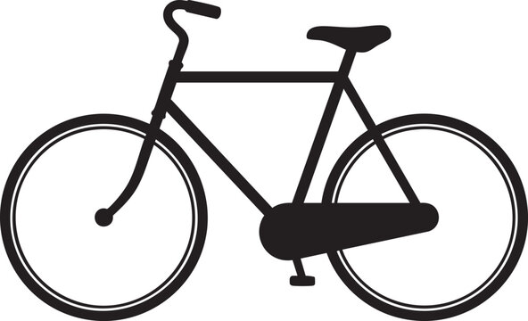 Stethoscope Hanging Front View Isolated Silhouette Vector Icon